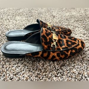 Michael Kors leopard mules
